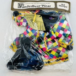 Vanderbear Wear‎ Fuzzy Bal Masque Outfit Legendary Party Collection 1991